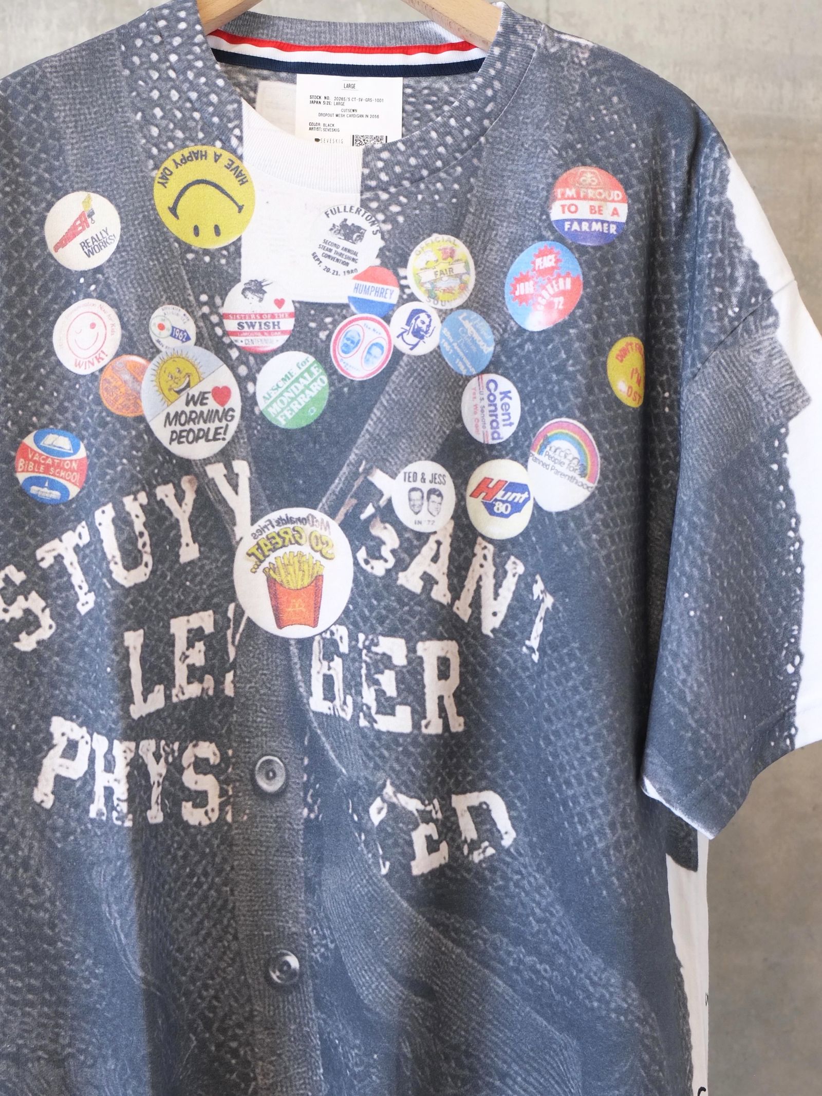 Dropout Mesh Cardigan in 2056