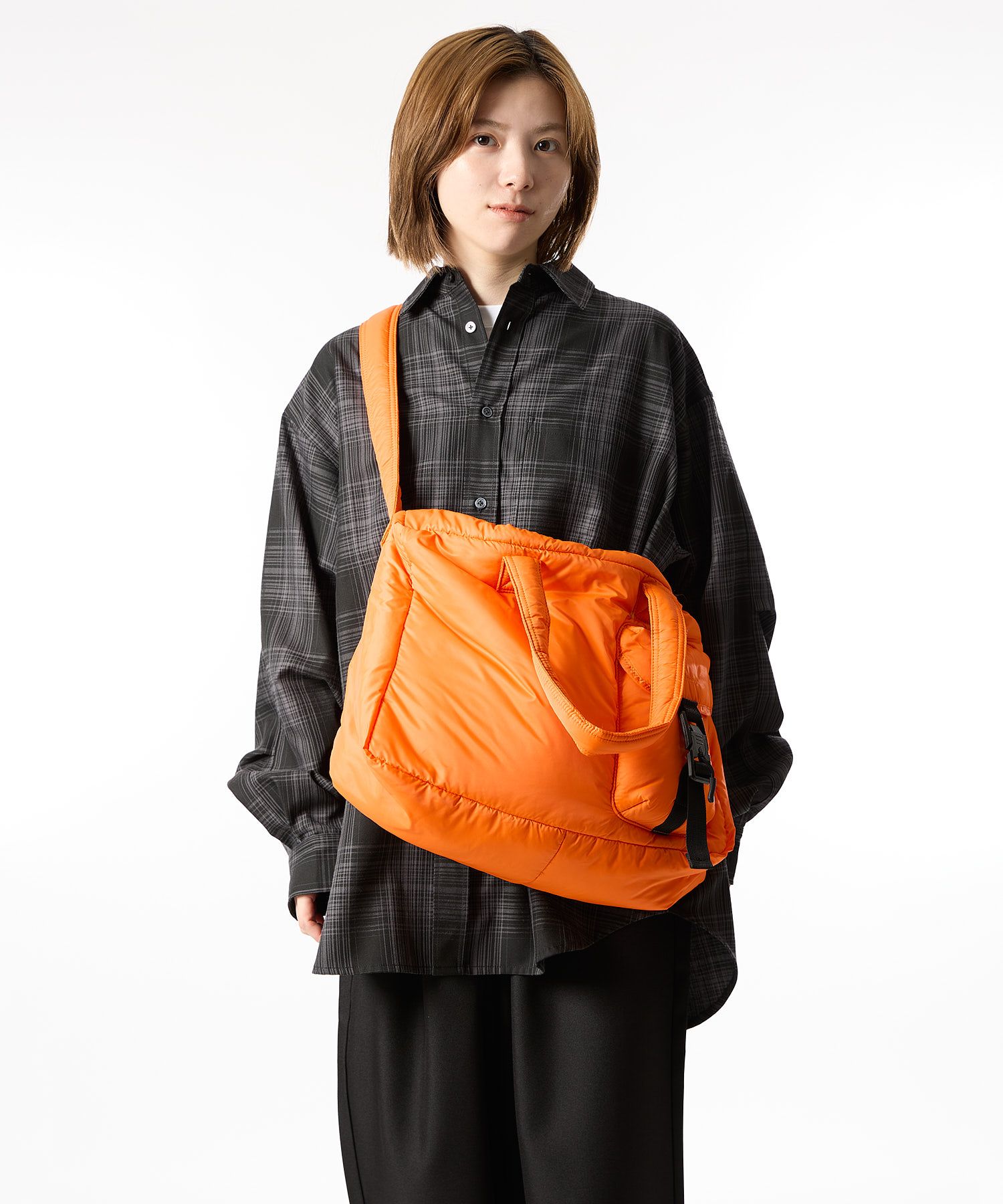 PADDING SHOULDER BAG / パディング ショルダーバッグ / オレンジ / MTM-BG-0316-25-C
