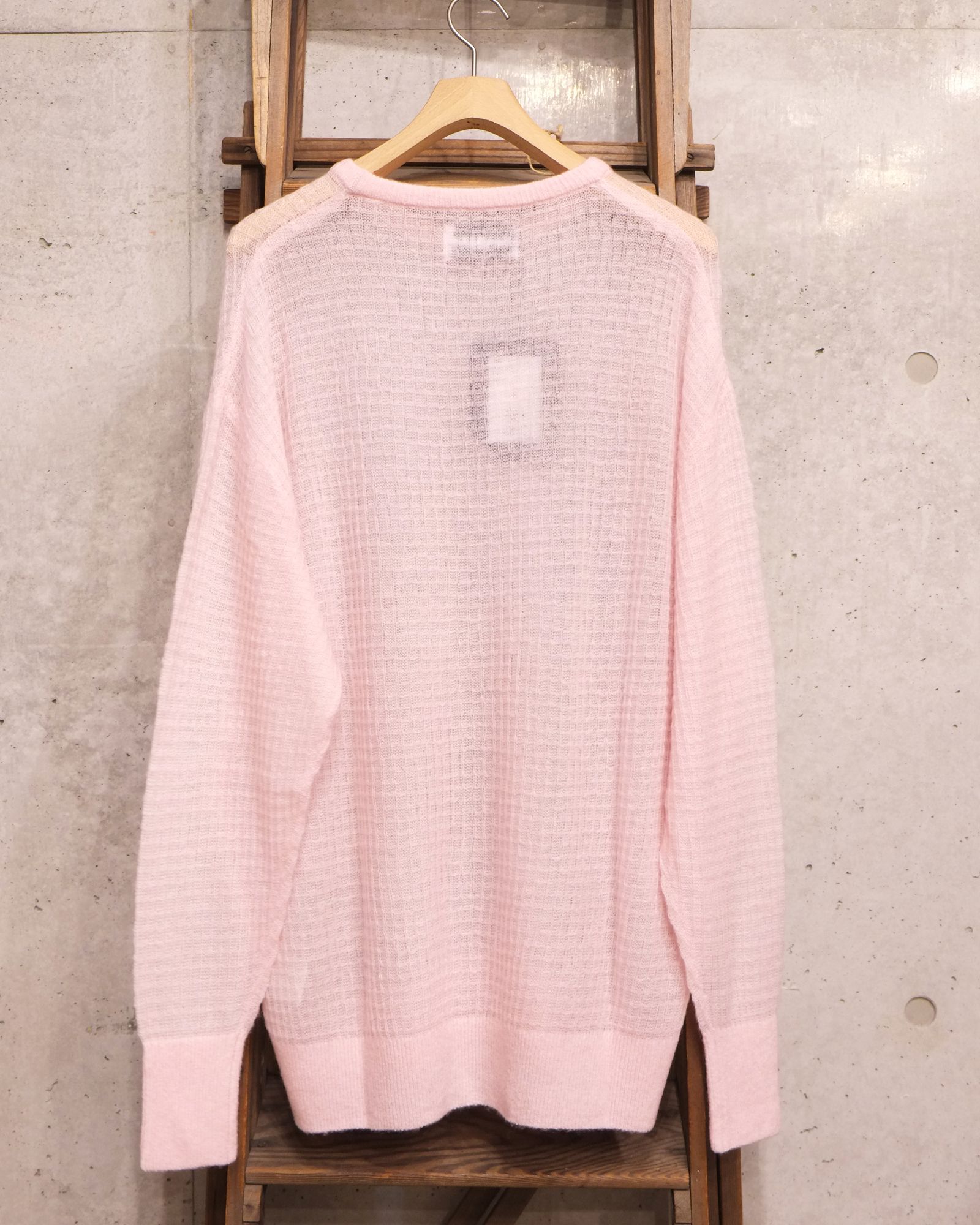Aiy Merino Waffle Sweater / ニット / ピンク / PD-262-KN-071