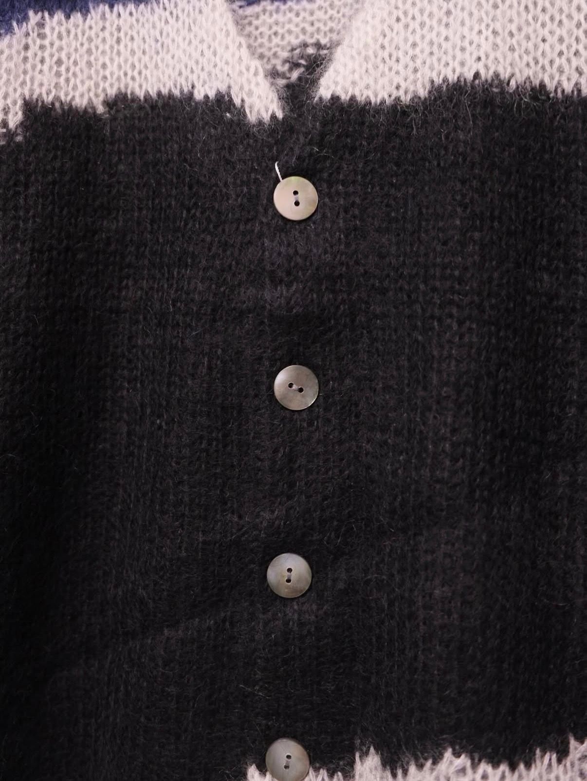 Multi Colour Mohair Cardigan