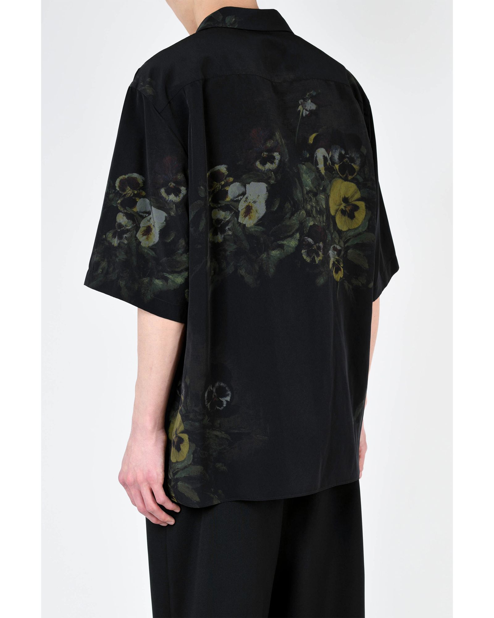 LAD MUSICIAN | ラッドミュージシャン PANSY shirt LAD MUSICIAN - Pansy Open Collar Shirt | fakejam