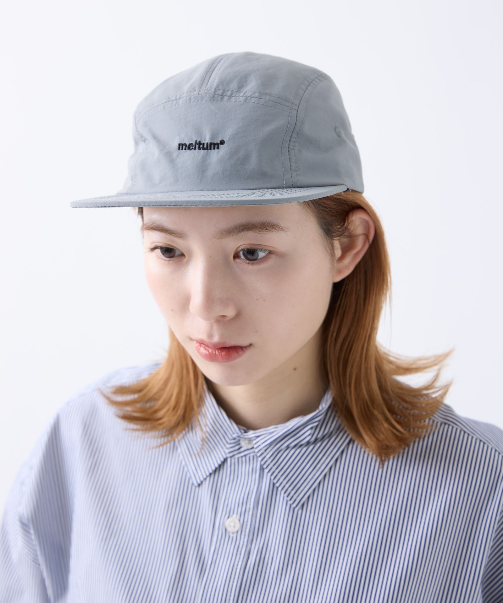 EMBROIDERY LOGO CAP / ロゴ キャップ/ グレー / MTM-HT-0264-24-B