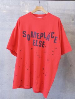 Hand Dye Twist Tee Shirt/ SOMEPLACE ELSE
