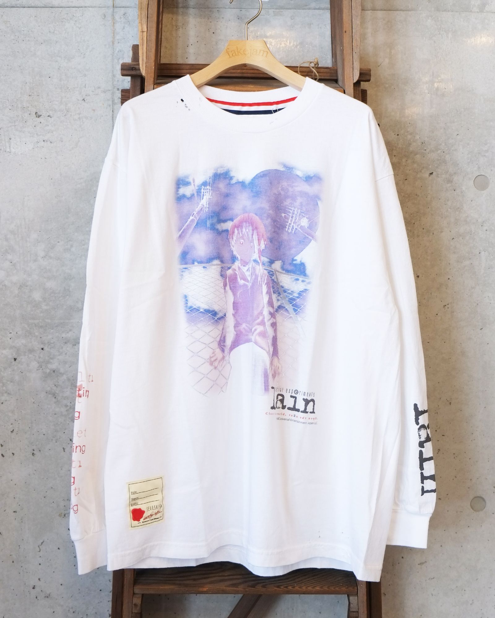 SEV vs Layer L/S TEE / ロングスリーブ Tシャツ / ホワイト / CT-SV-NRA-1010