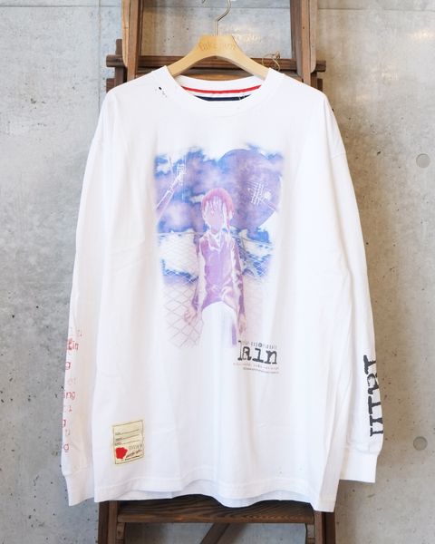 SEV vs Layer L/S TEE / ロングスリーブ Tシャツ / ホワイト / CT-SV-NRA-1010