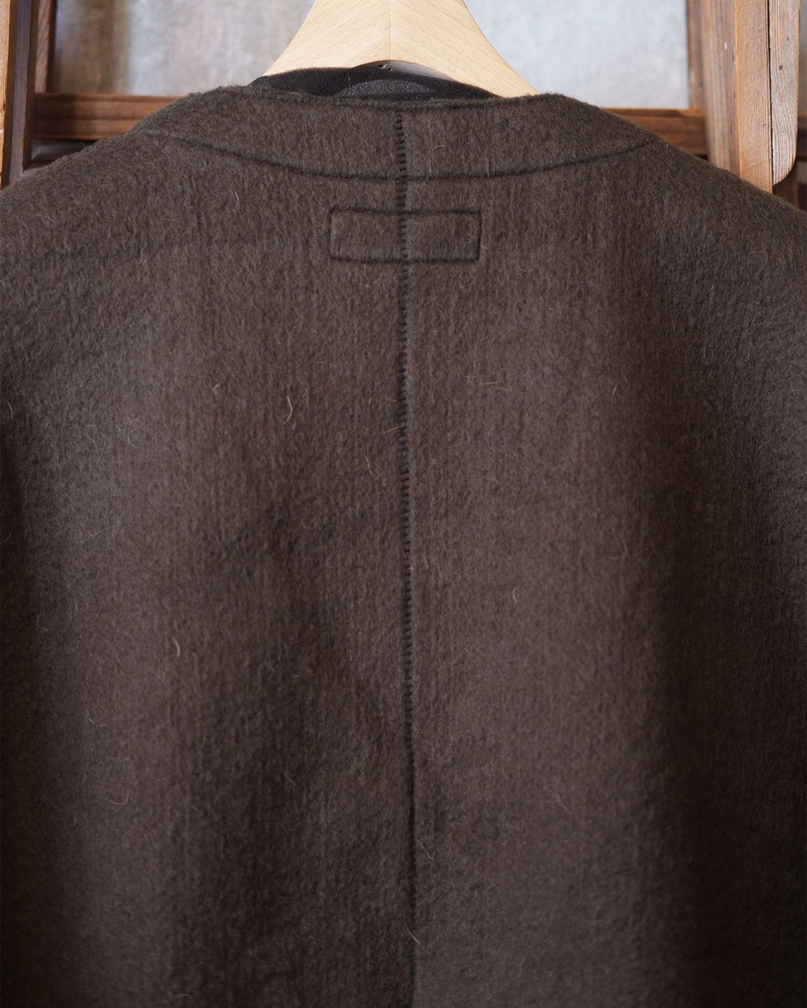 Cut Off 1B Cardigan(NEEDLE SHAGGY MOHAIR) / カーディガン / オリーブ / M-P2-KW6