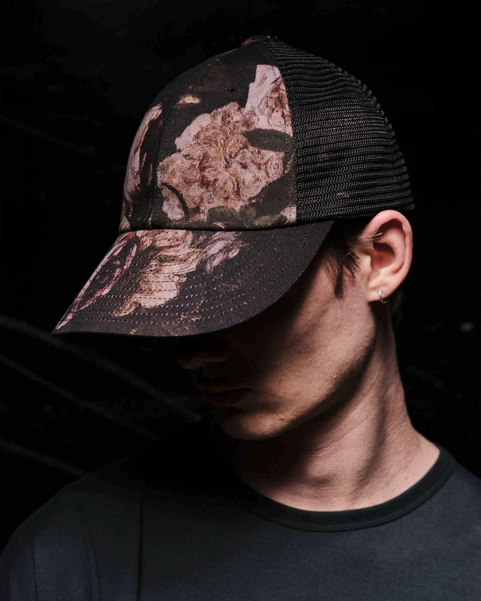 LAD MUSICIAN - Paint Flower Mesh Cap | fakejam