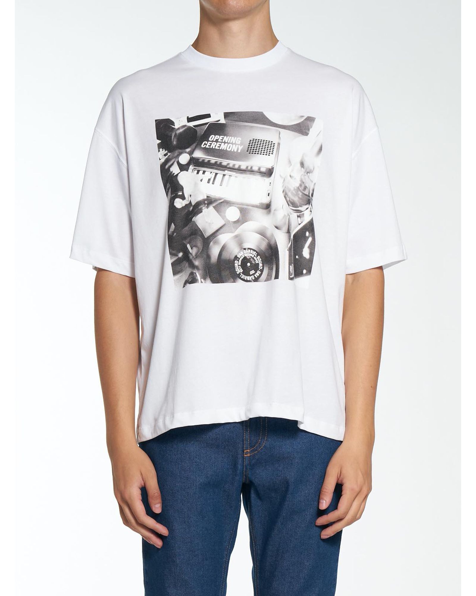 TD B/W Pianoprint Regular T-Shirt