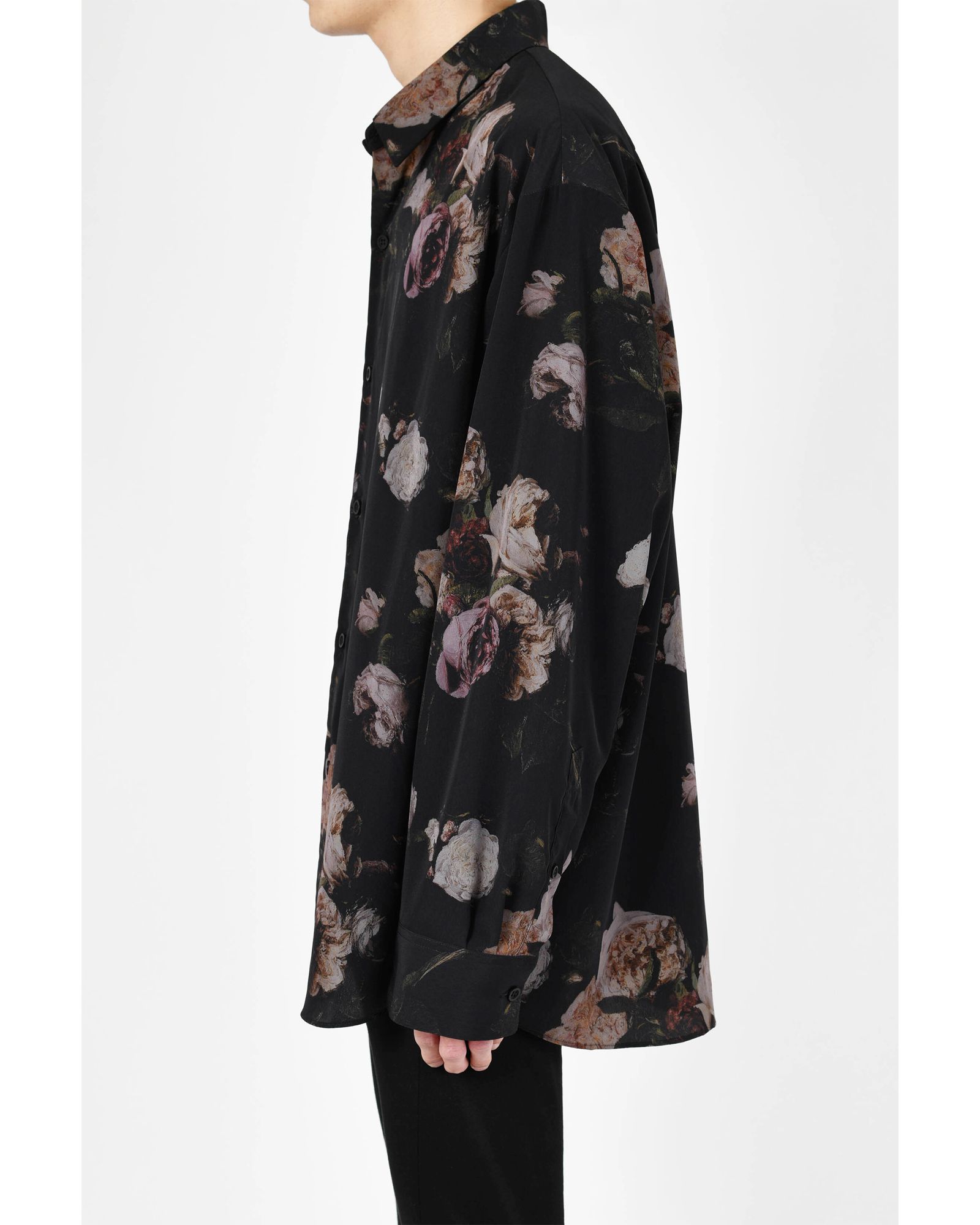 Dechine Paint Flower Big Shirt / 長袖シャツ / 総柄 / ビッグシルエット / メンズ