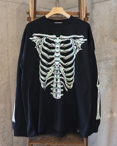 Bone L/S Tee / ボーン ロングスリーブTシャツ / ブラック / PD-262-LCS-051