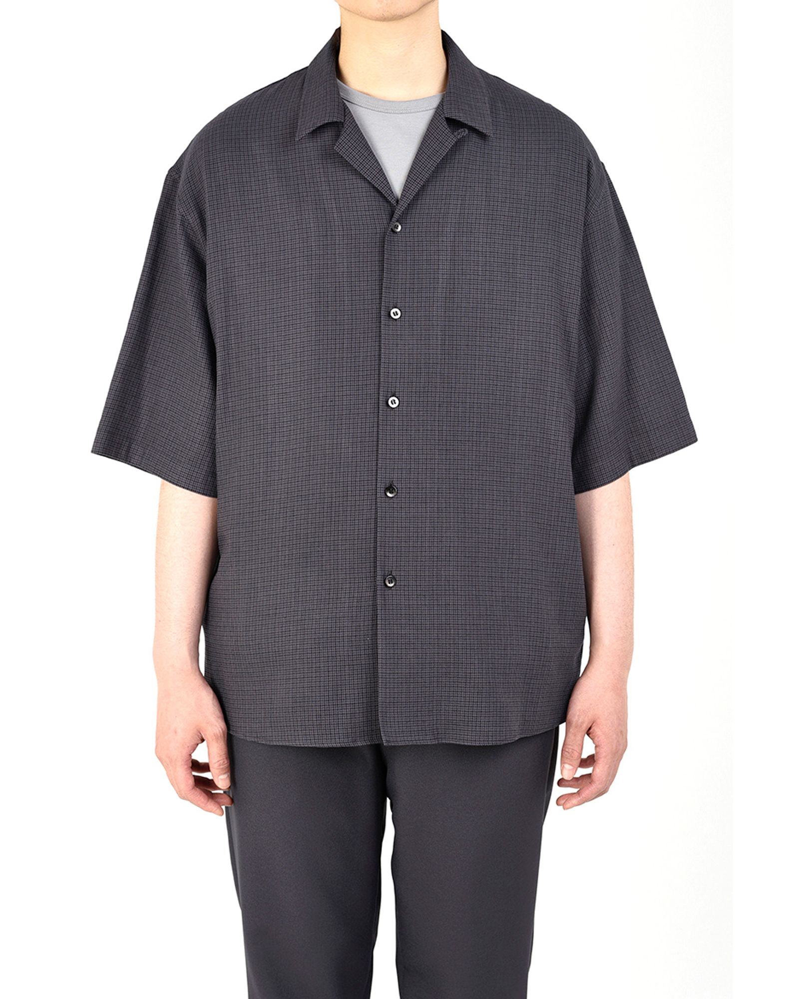 LAD MUSICIAN - Open Collar Big Shirt | fakejam