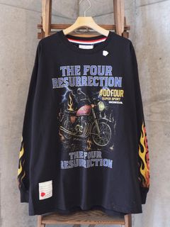 Honda vs SEV CB400FOUR L/SL TEE / ロングスリーブ Tシャツ / ブラック / CT-SV-NRA-1009