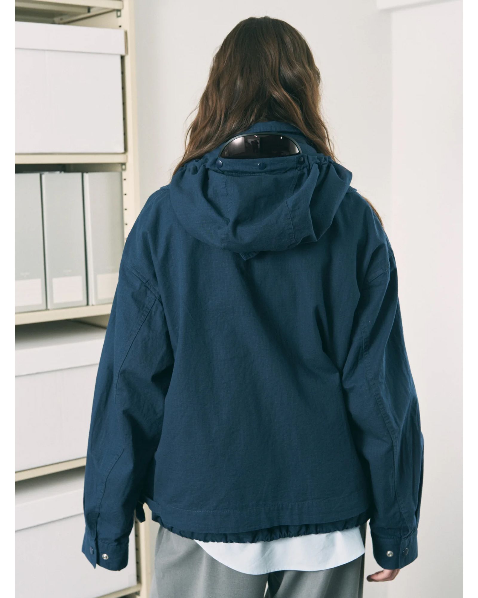 Visor Double Zip Jacket / ワークジャケット / ネイビー / PD-262-JK-091
