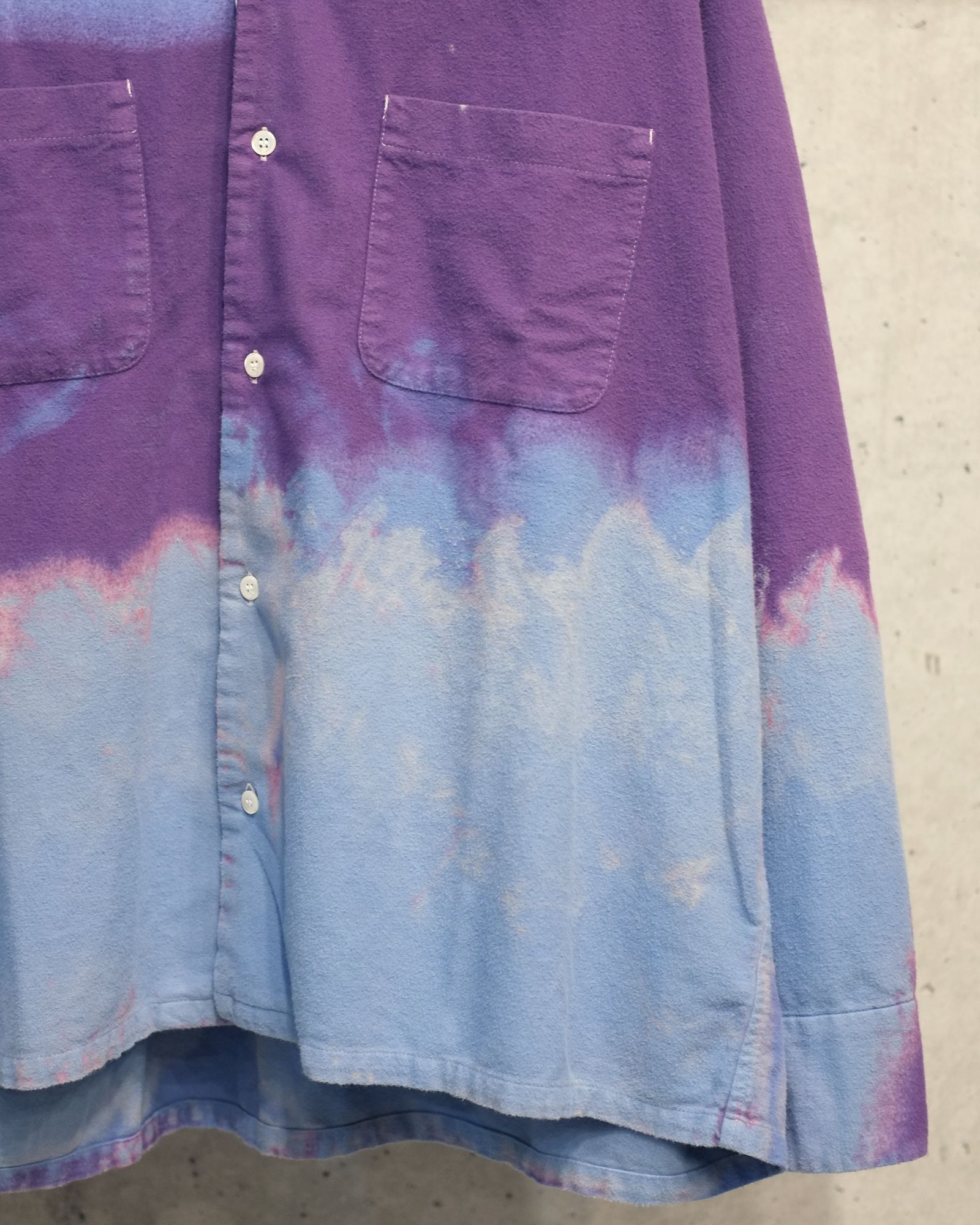 Hand Dyed Flannel Shirt