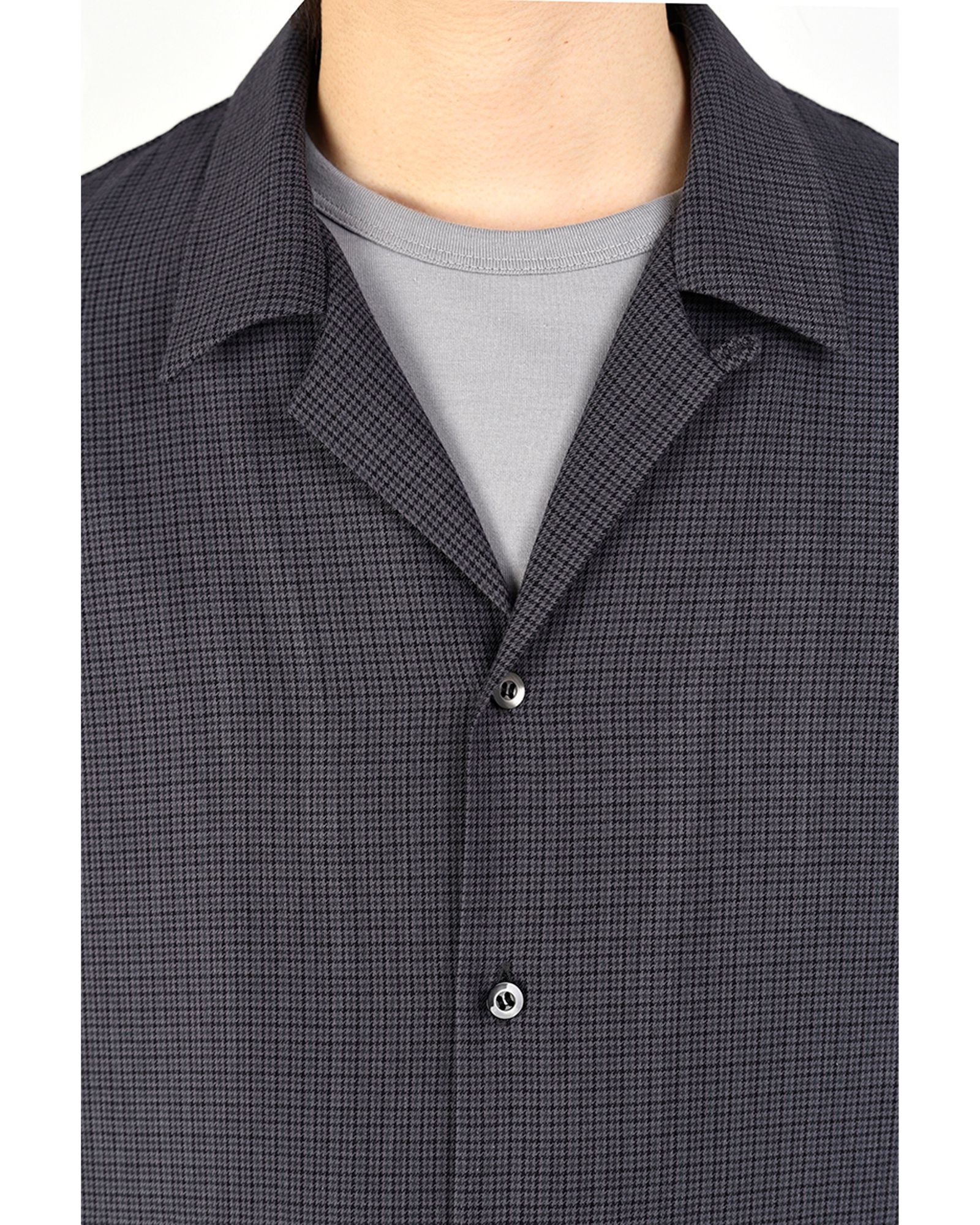 LAD MUSICIAN - Open Collar Big Shirt | fakejam