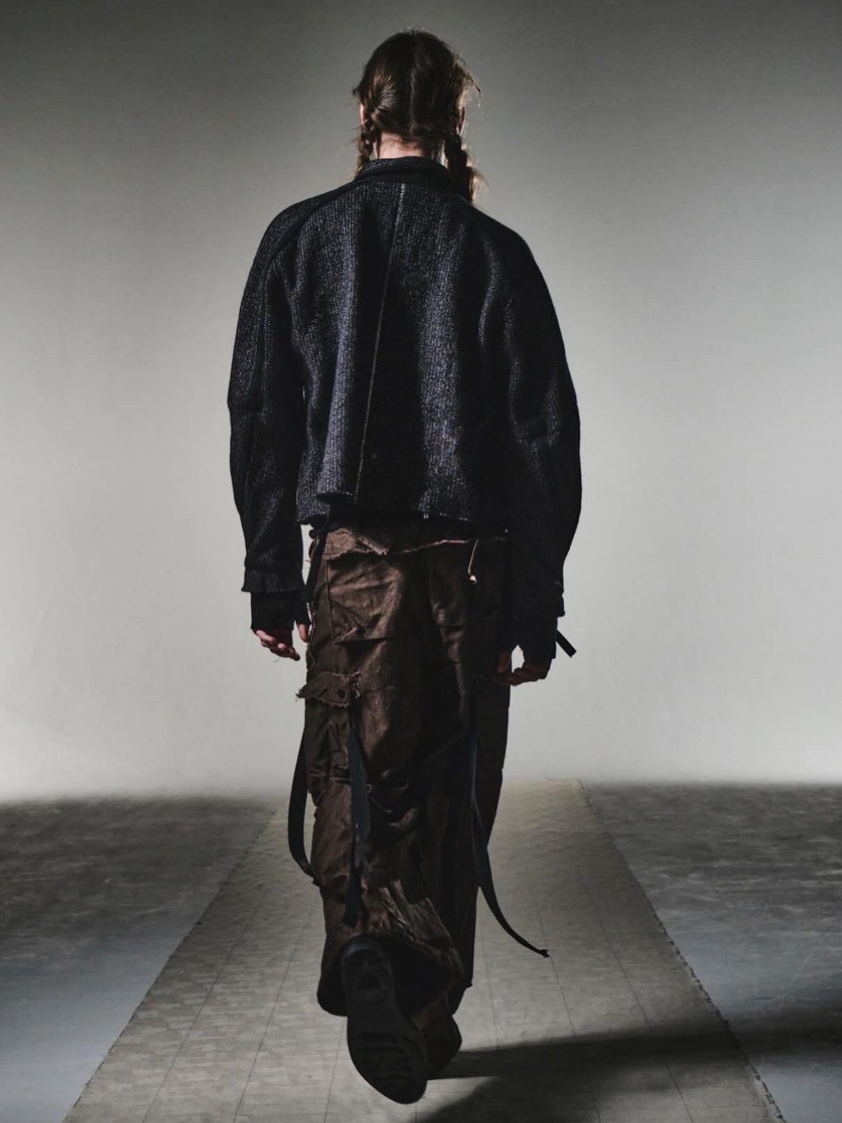 Slash Seam Twist Cargo Pants(PIGMENT DYED MOLESKIN)