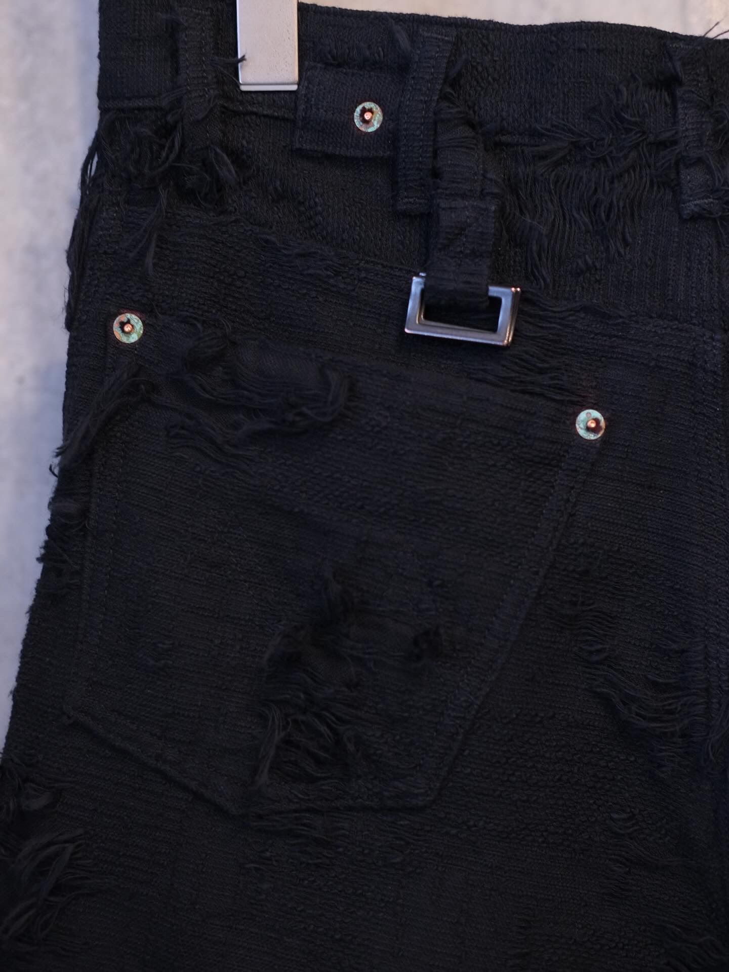 Cut Off Heavy Short Boro Crust (NOIR)