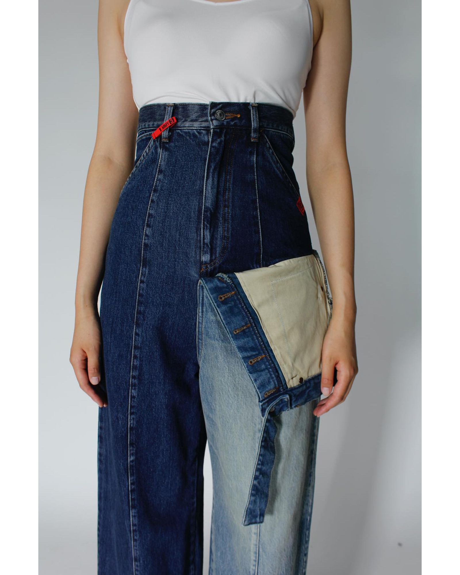 Layer Denim Pants
