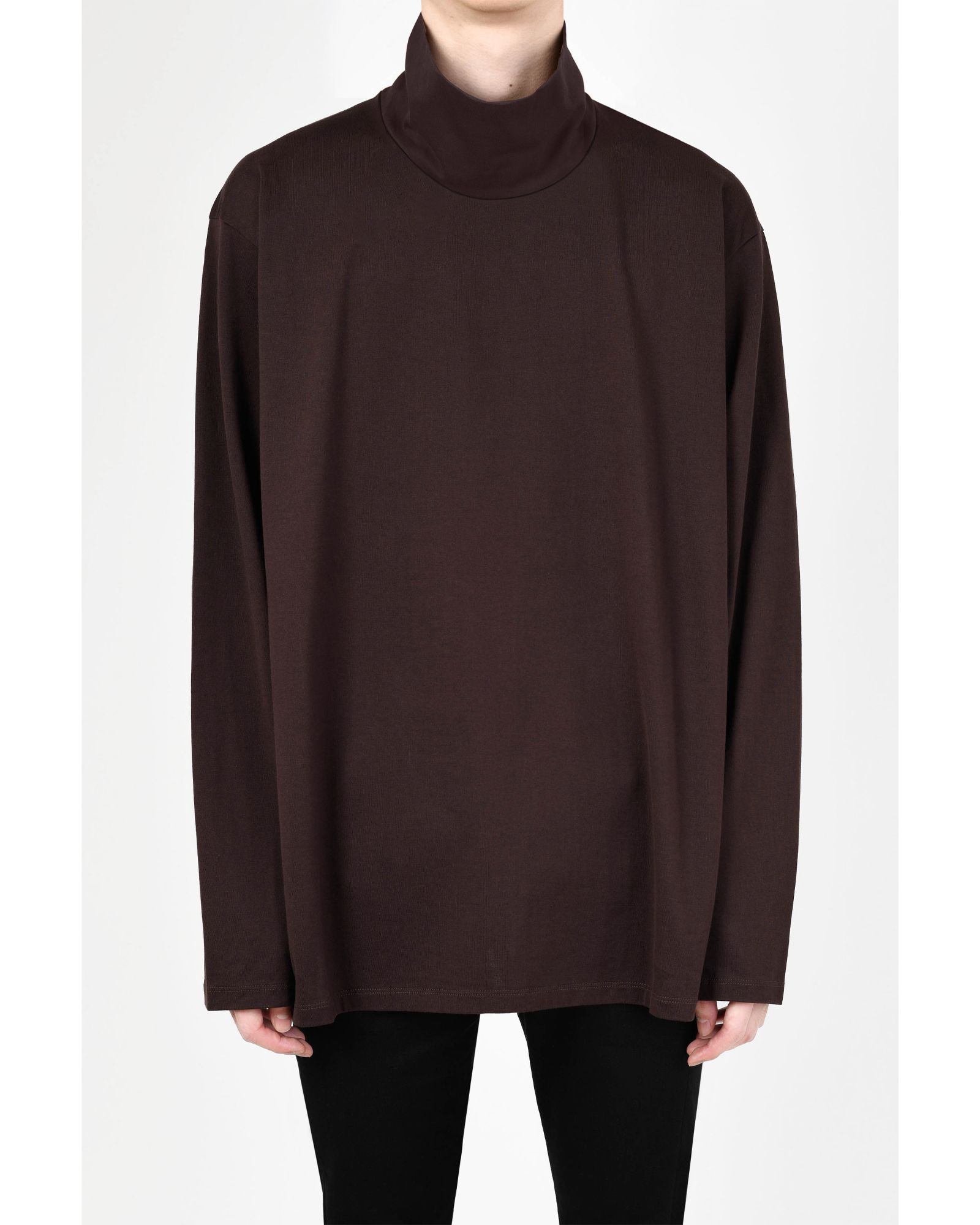 LAD MUSICIAN - High Neck Long Sleeve Big T-Shirt | fakejam