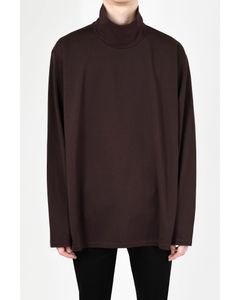 High Neck Long Sleeve Big T-Shirt