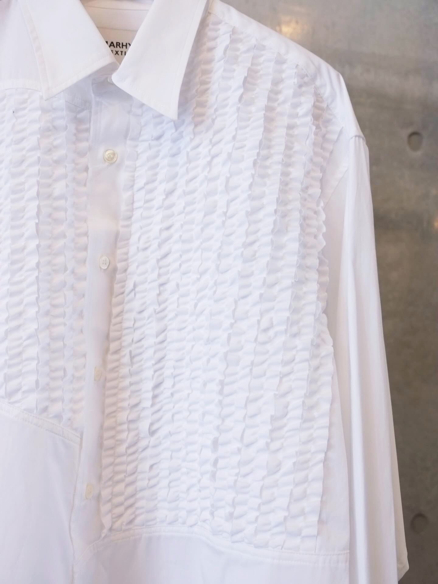 Frilled Patchwork Shirt