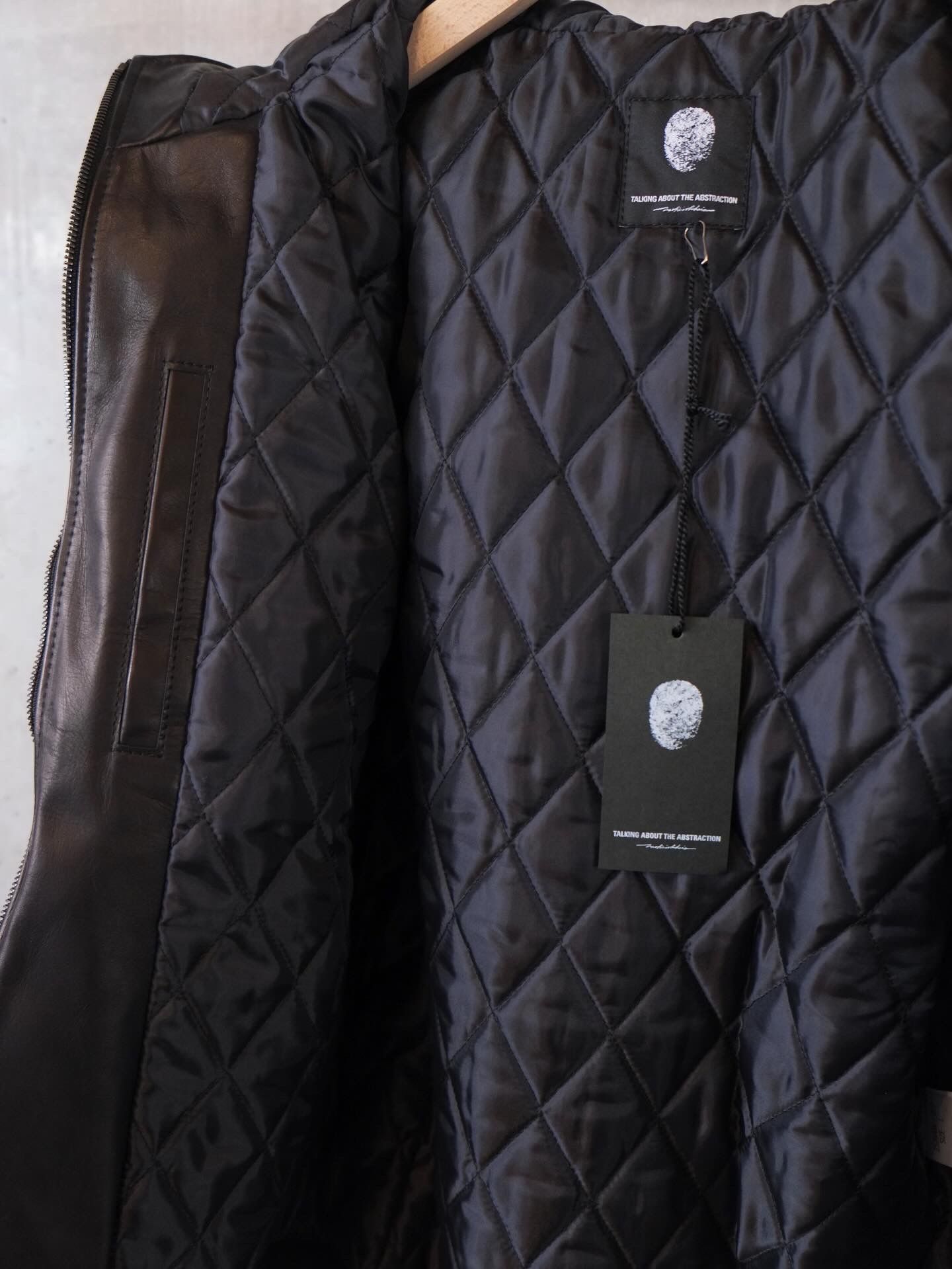 Damege Leather Parka