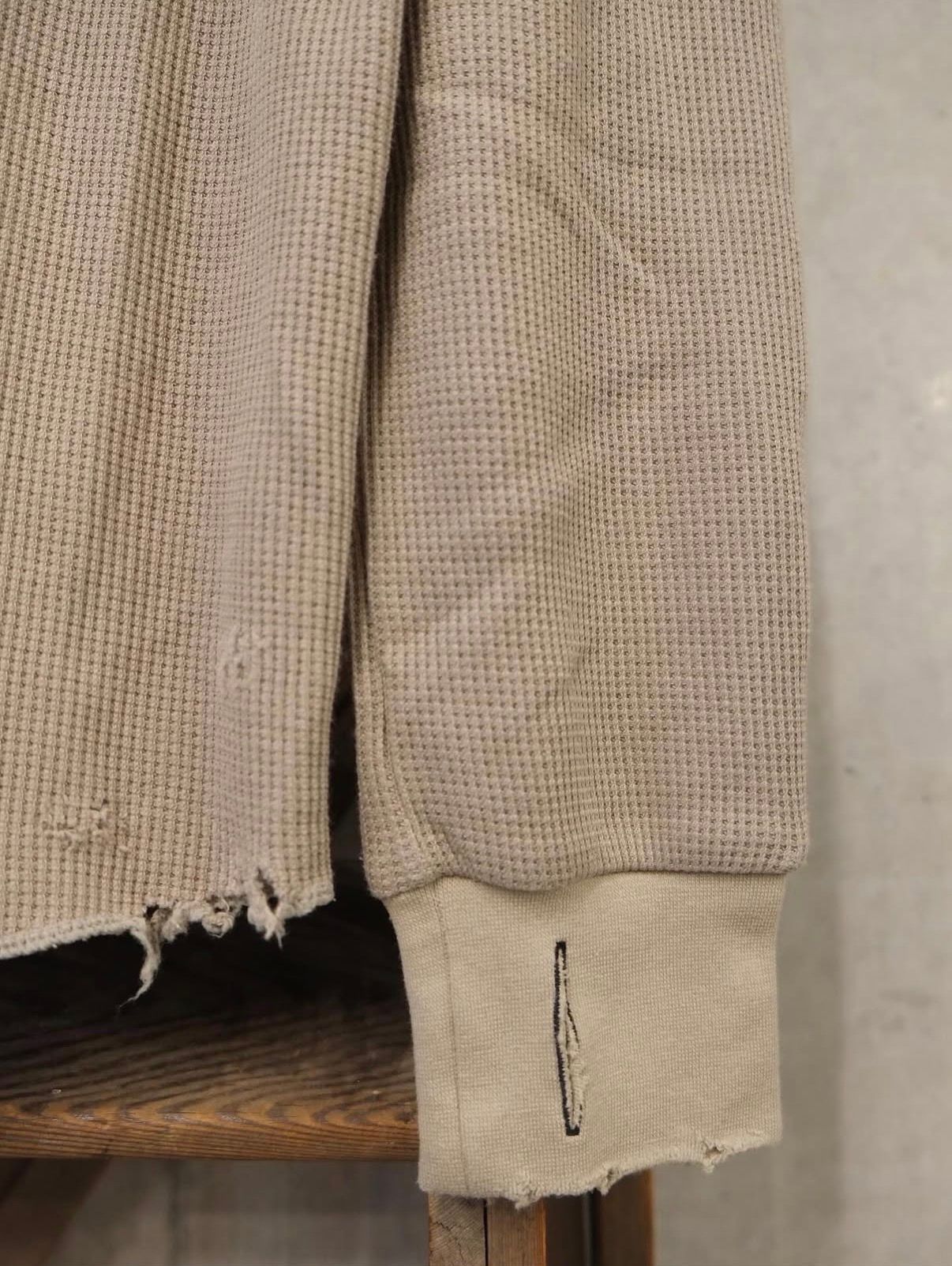 Combat Long Thermal With Damaged(CLASSIC WAFFLE KNIT)