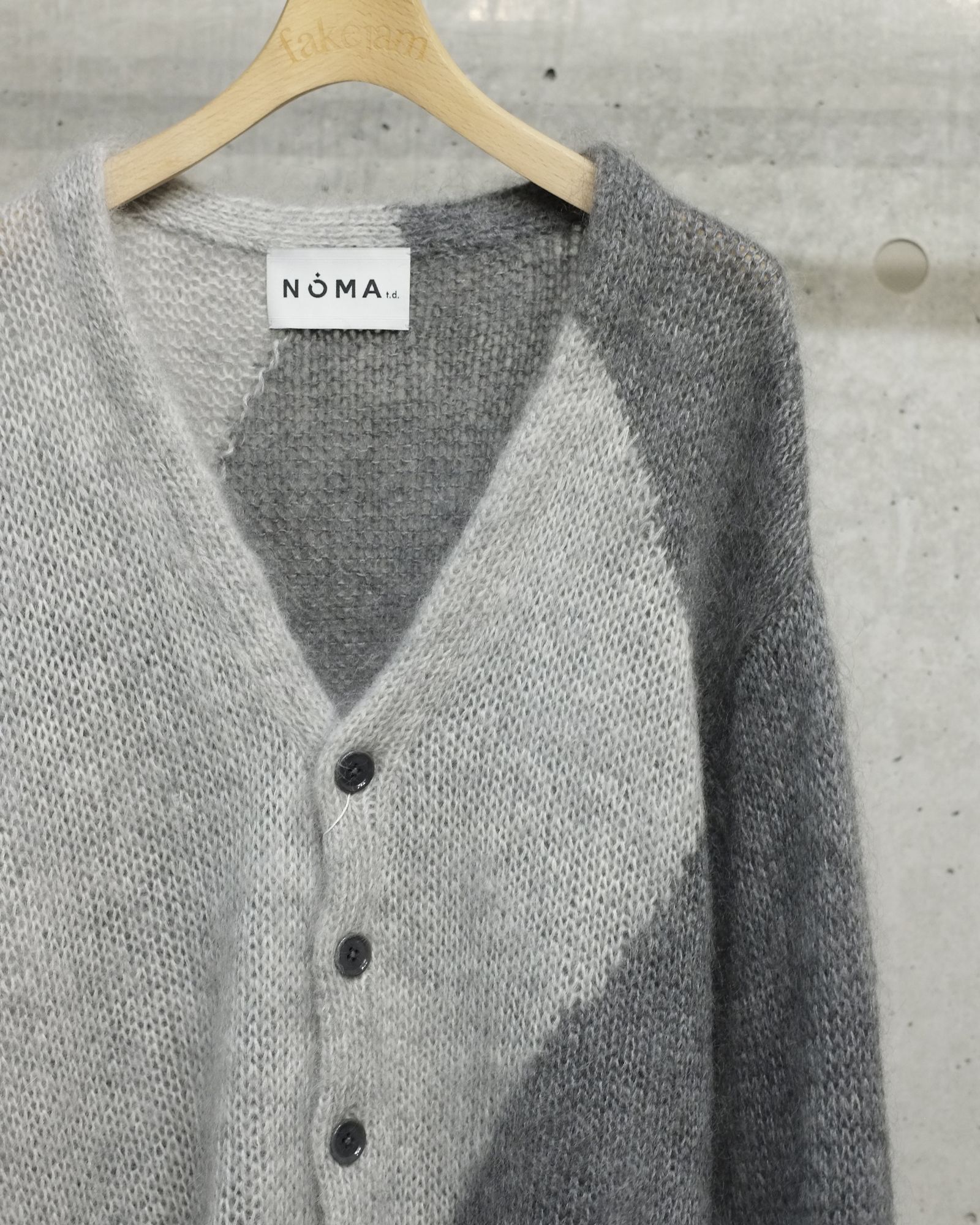 NOMA t.d. - Hand-Knit Diamond Cardigan | fakejam