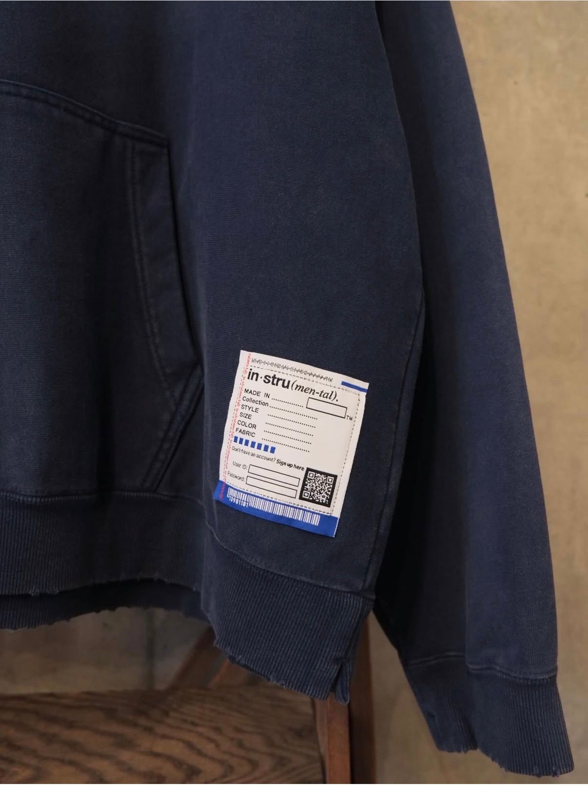 Sun Faded Like Distressed Hoodie