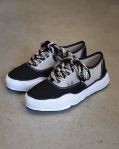 BAKER/original sole canvas combination color Low-Top sneakers