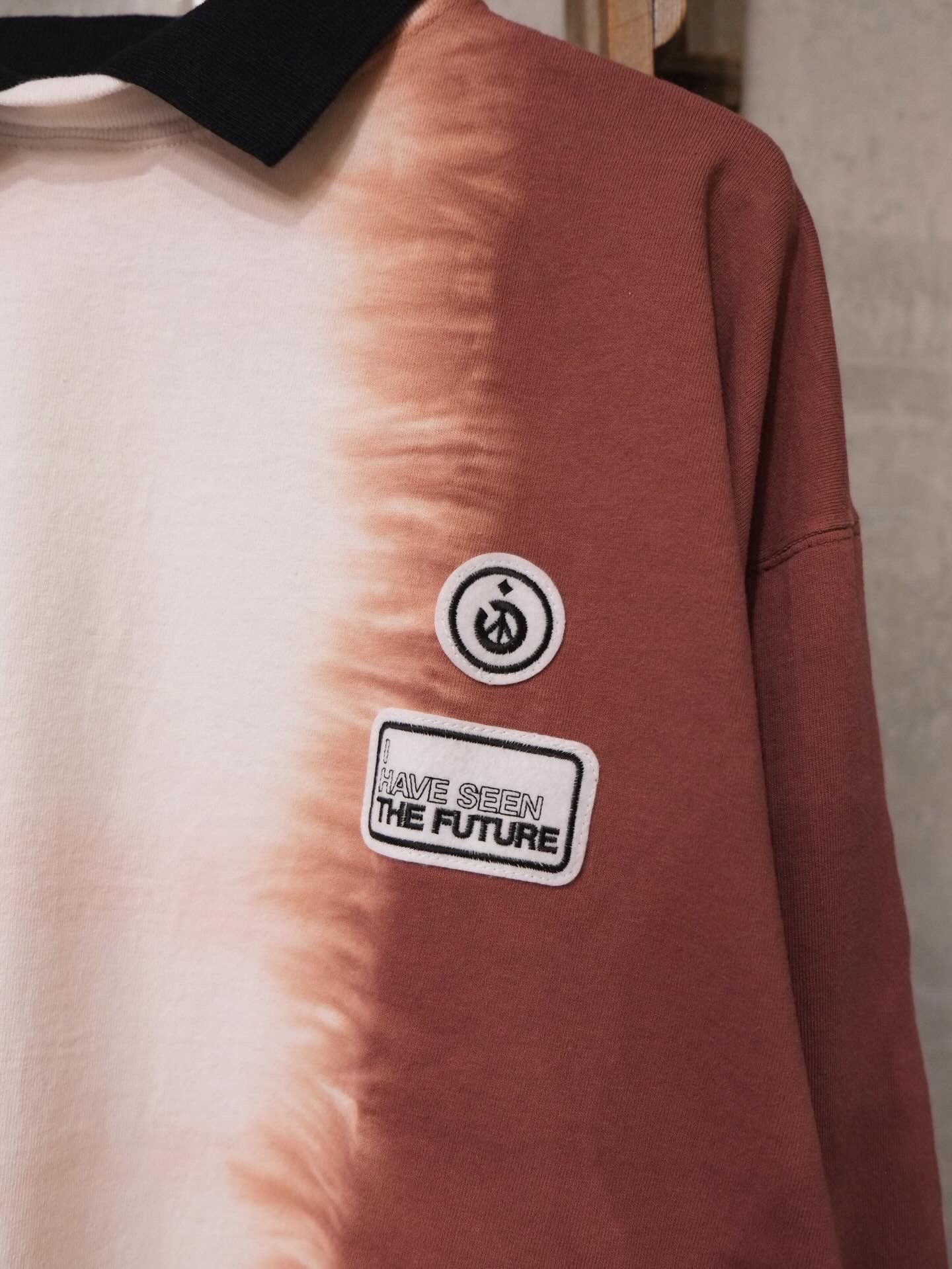 Hand Dye Polo Tee Shirt