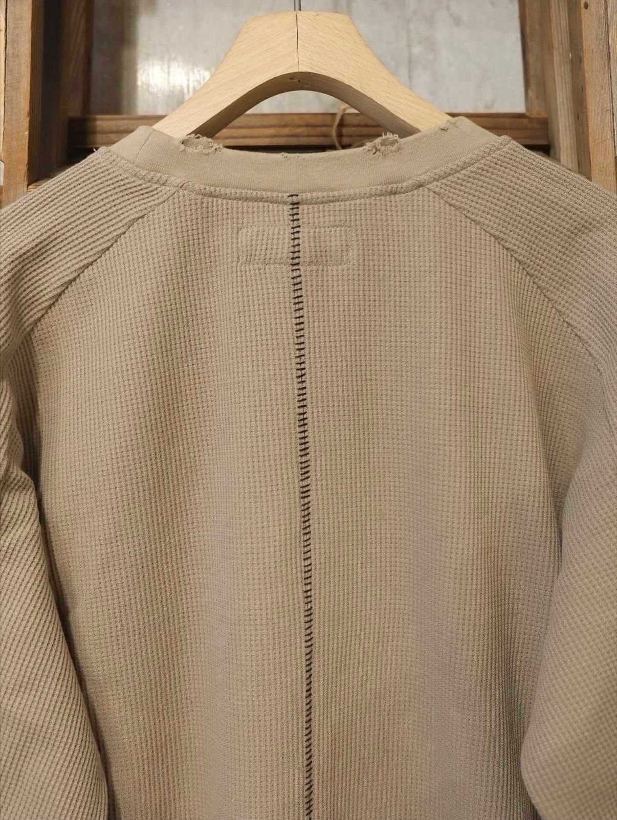 Combat Long Thermal With Damaged(CLASSIC WAFFLE KNIT)