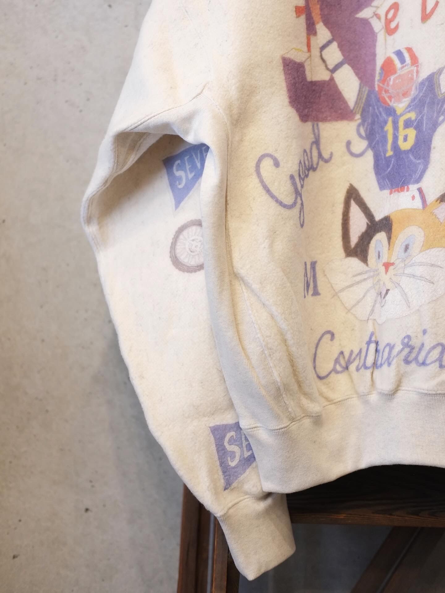 Graffiti Wool Sweat Shirt Ver,Ridawo