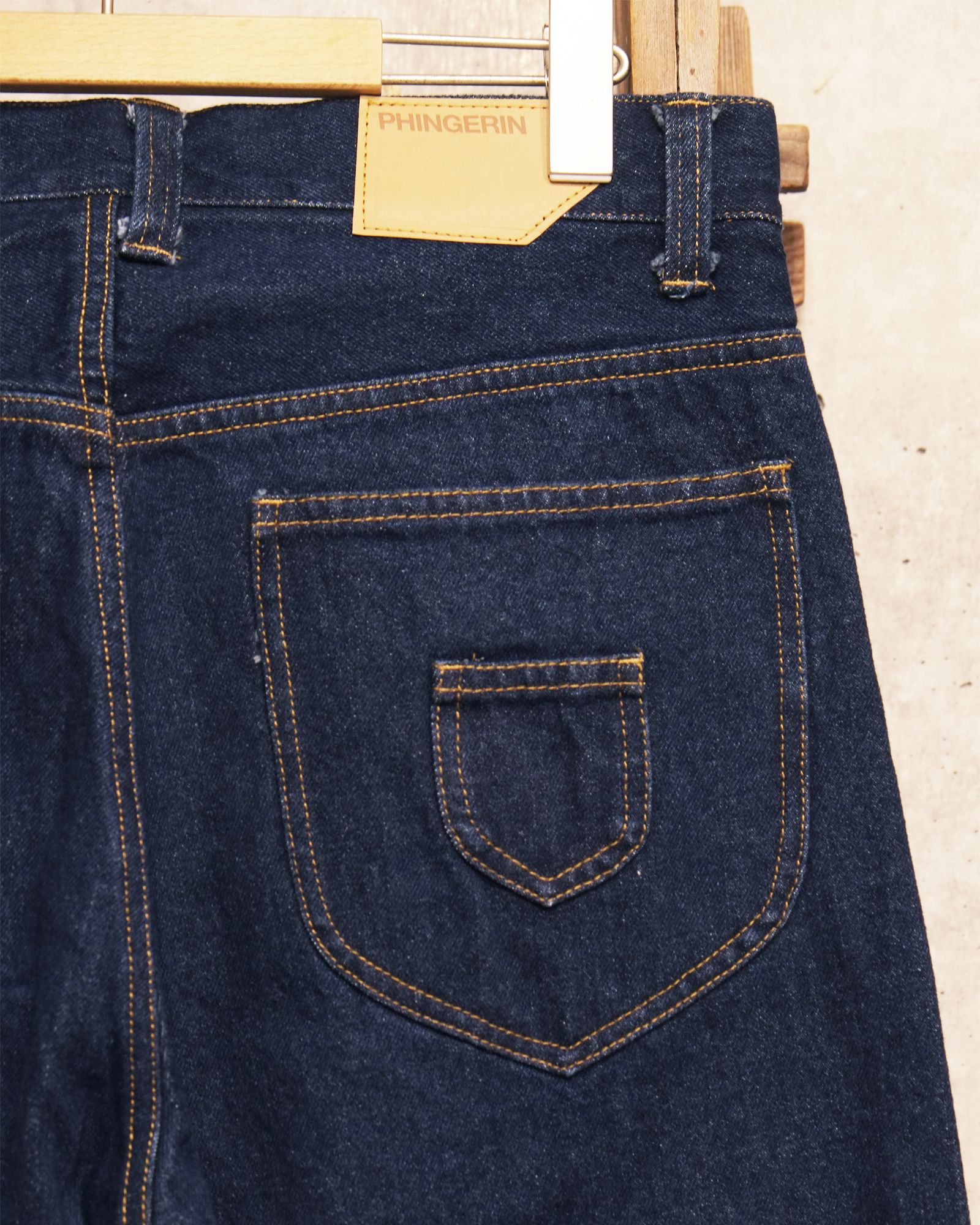 6 Pocket Jeans Straight / ストレート デニムパンツ / ネイビー / PD-262-BT-051