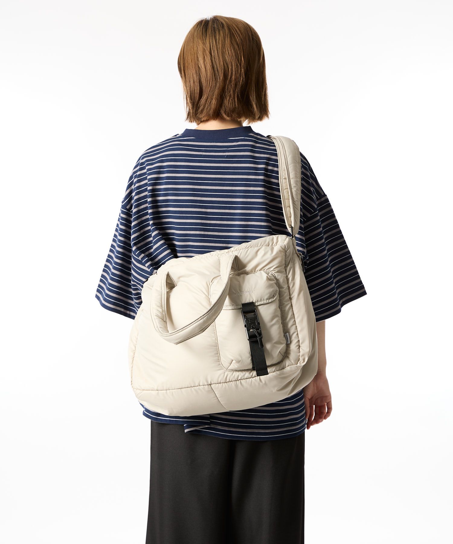 PADDING SHOULDER BAG / パディング ショルダーバッグ / ライトグレー / MTM-BG-0316-25-C