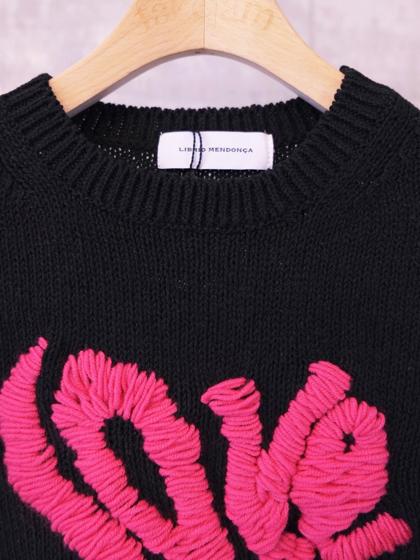 Message Tee / Black"LOVE"