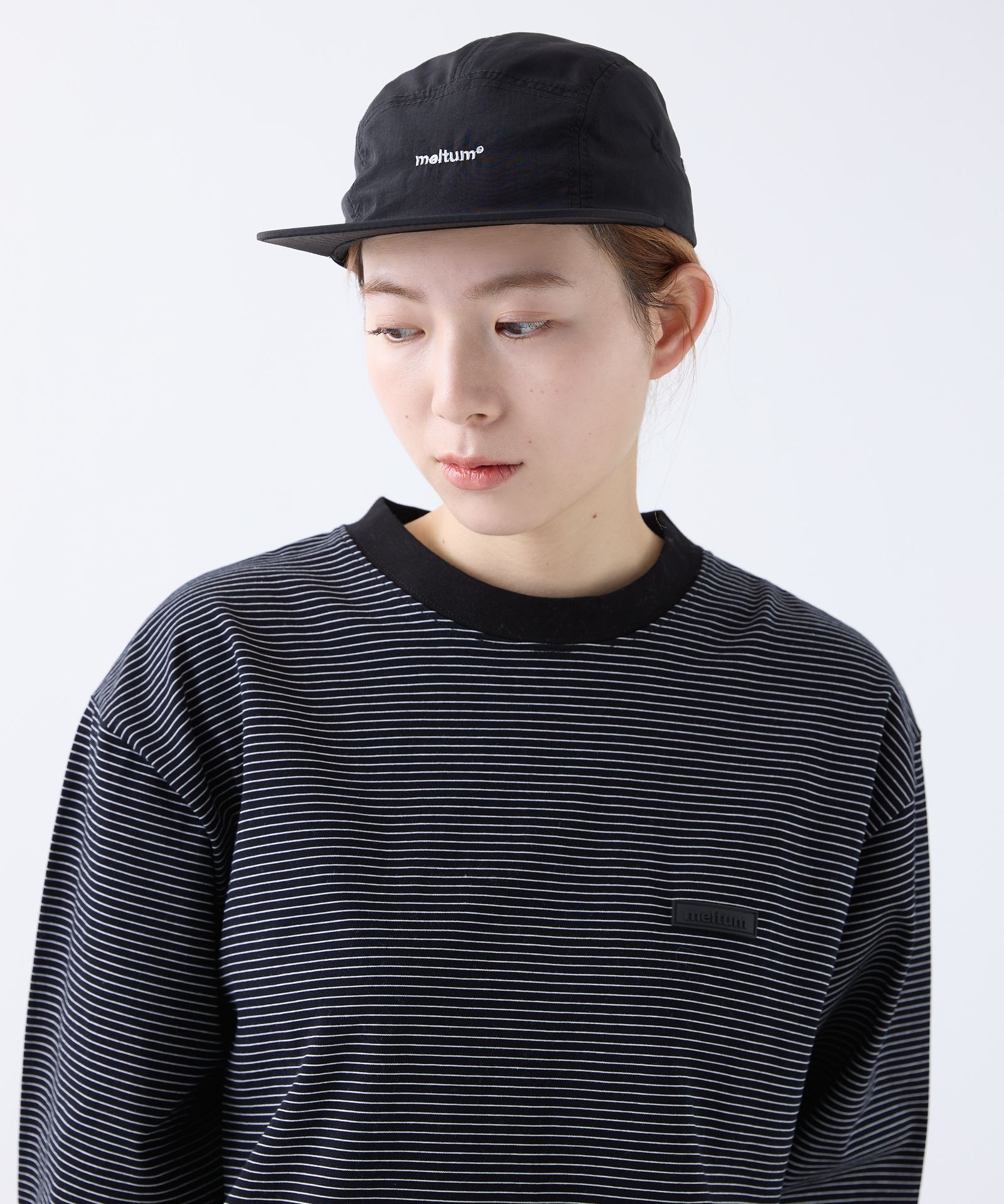 EMBROIDERY LOGO CAP / ロゴ キャップ/ ブラック / MTM-HT-0264-24-B