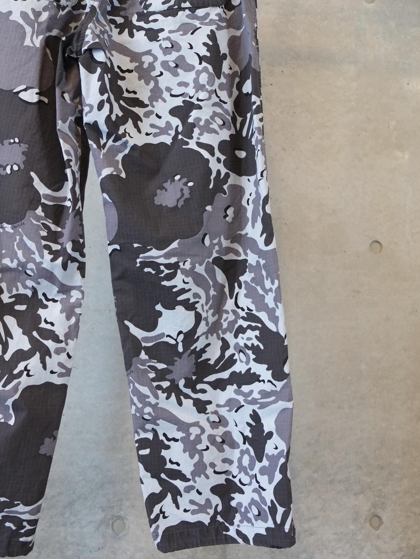 Camo Flower Double Knee Pants