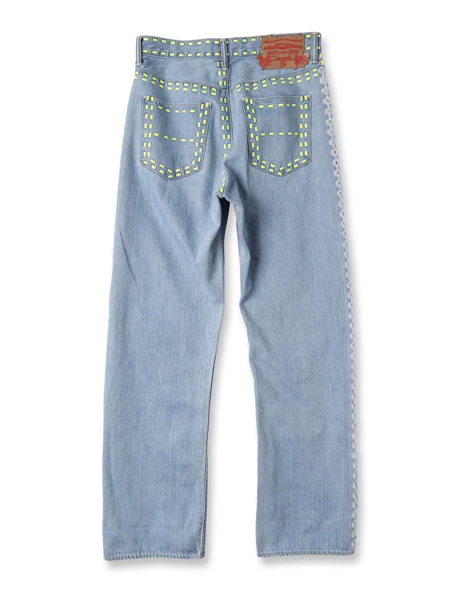 2022ss AMOK / アモク Laser Stitch Jeans AMOK - Laser Stitch Jeans | fakejam