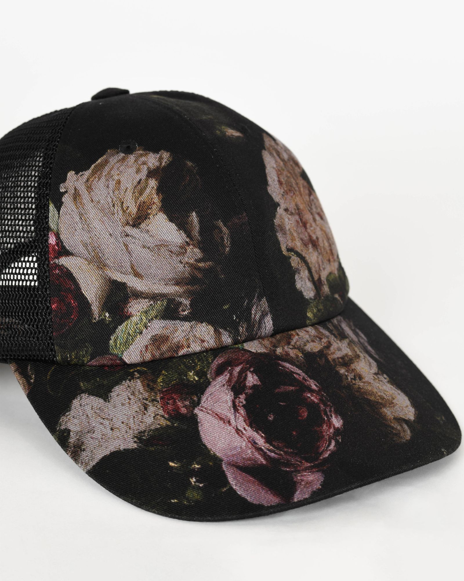 Paint Flower Mesh Cap