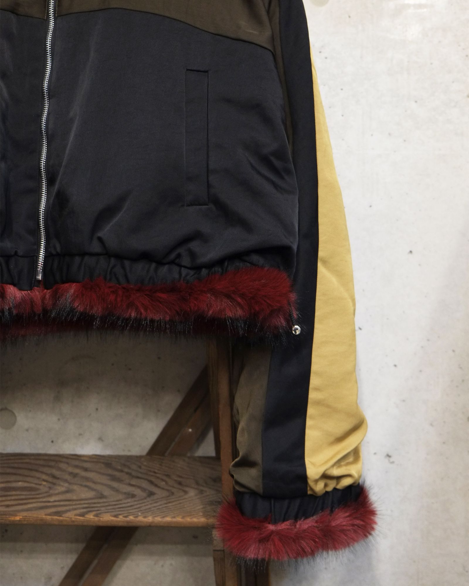 Reversible Fur Jacket / ファー ブルゾン / レッド / LM-26aw-2205