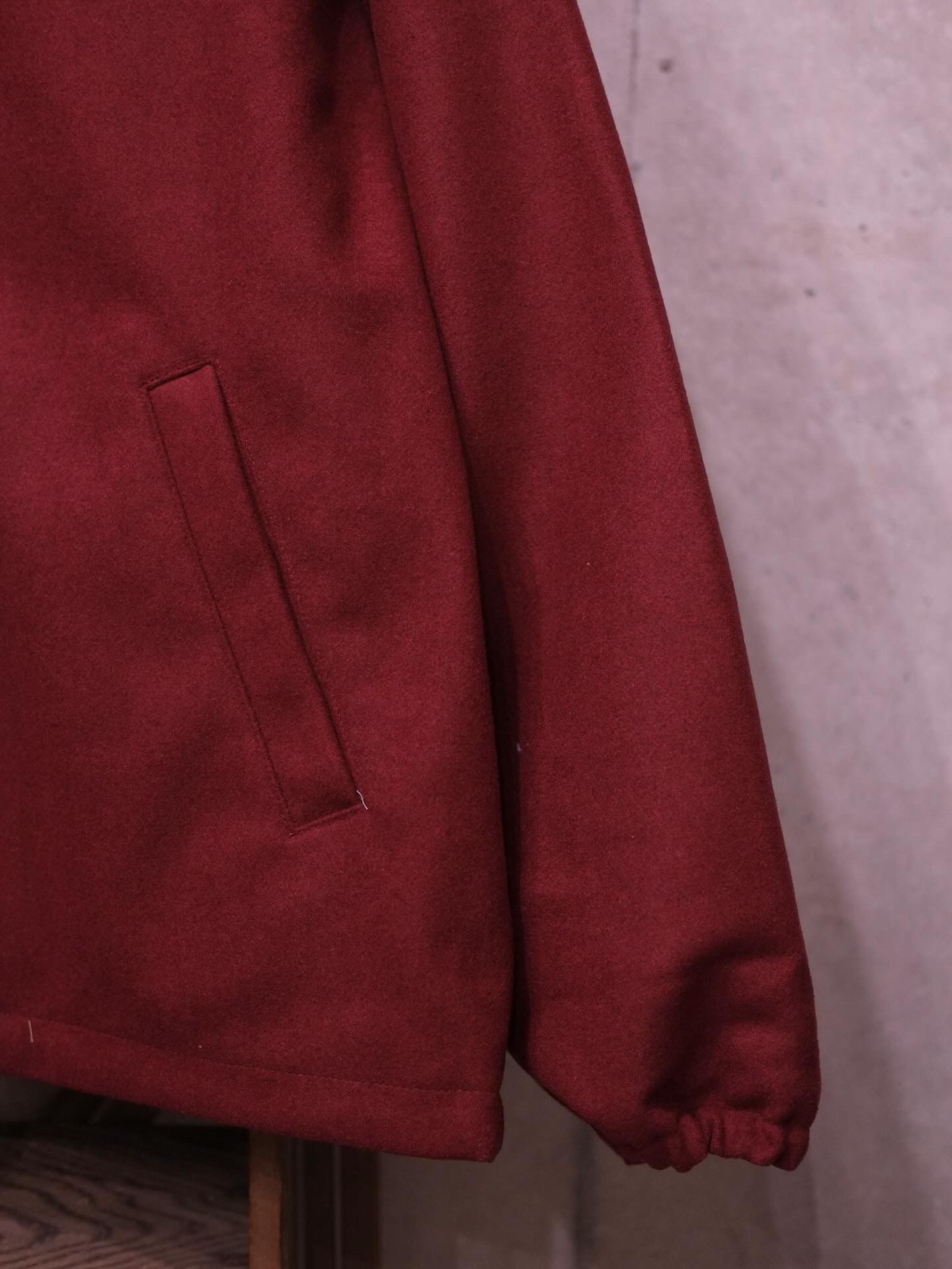 Wool Melton Coach Jacket