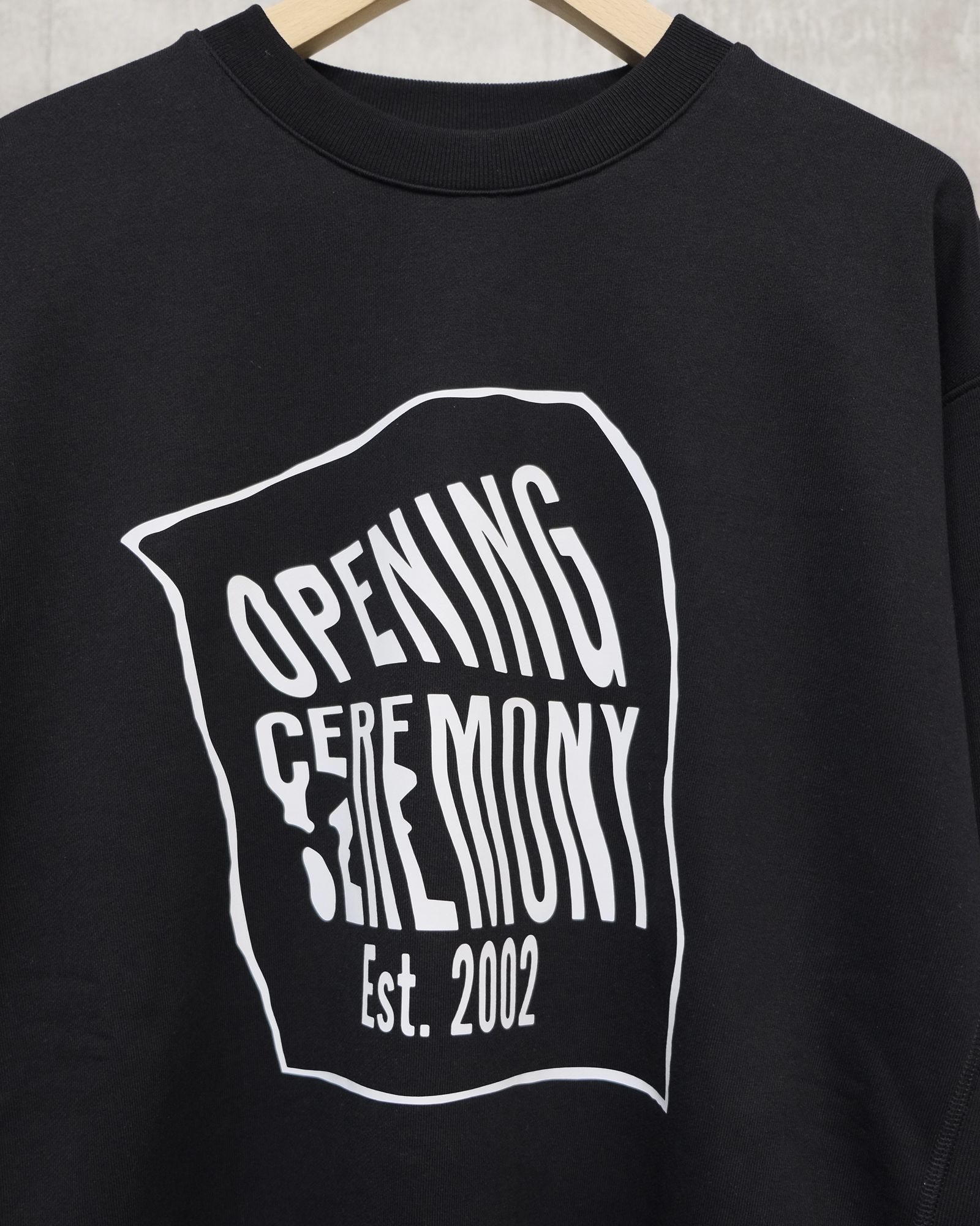 Warped Logo Regular Crewneck