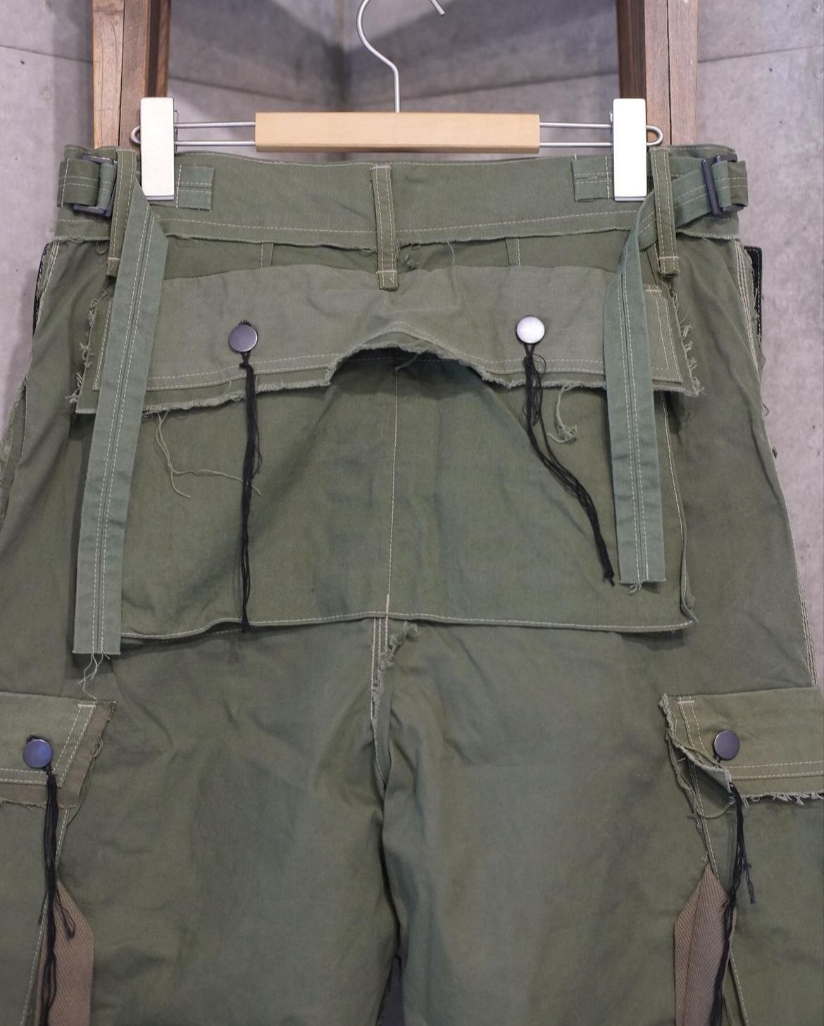 MINUS - 【残り一点】Slash Seam HBT Cargo(CLASSIC DENIM