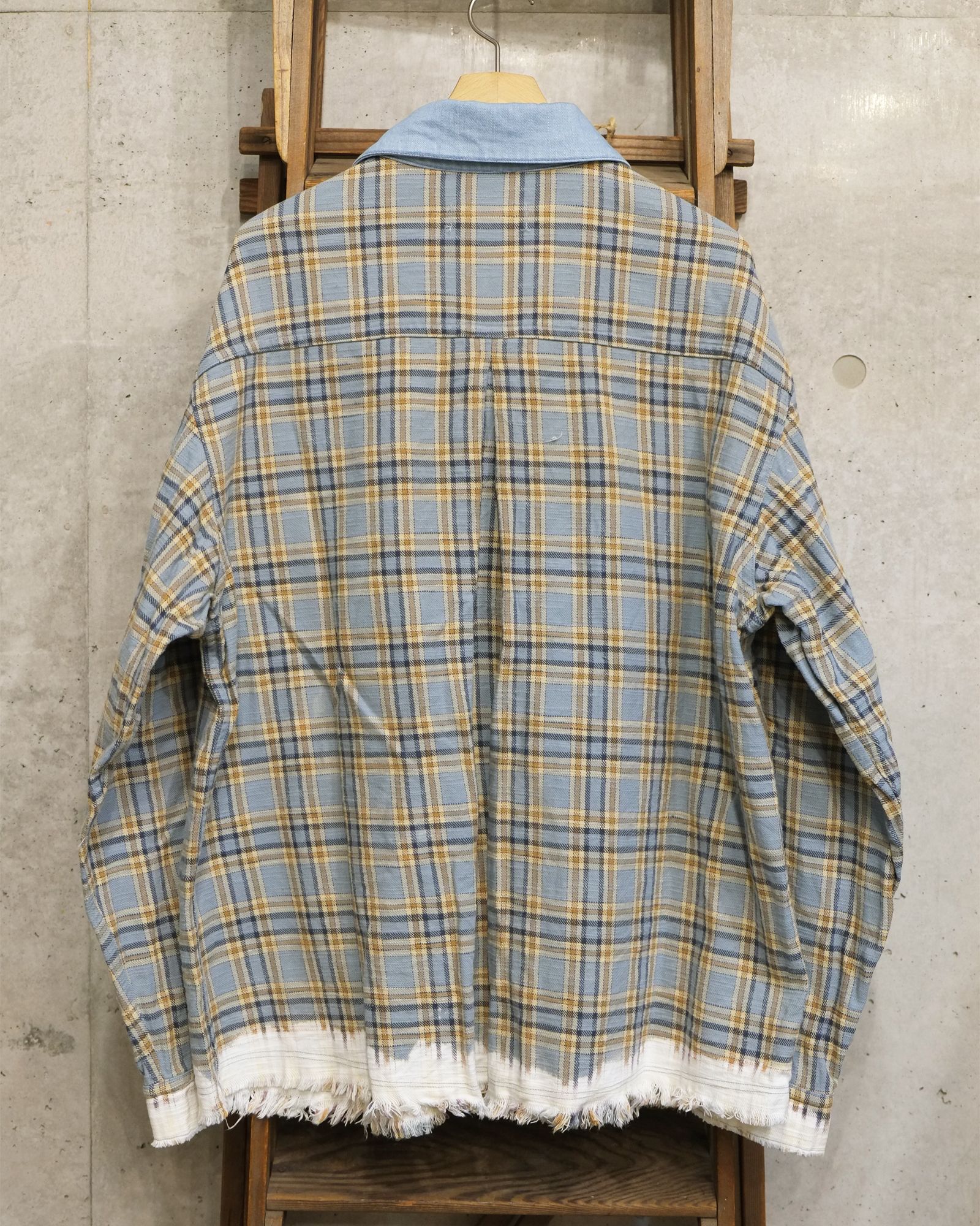 Docking Check Shirt / シャツ / ブルー チェック / LM-26aw-2218
