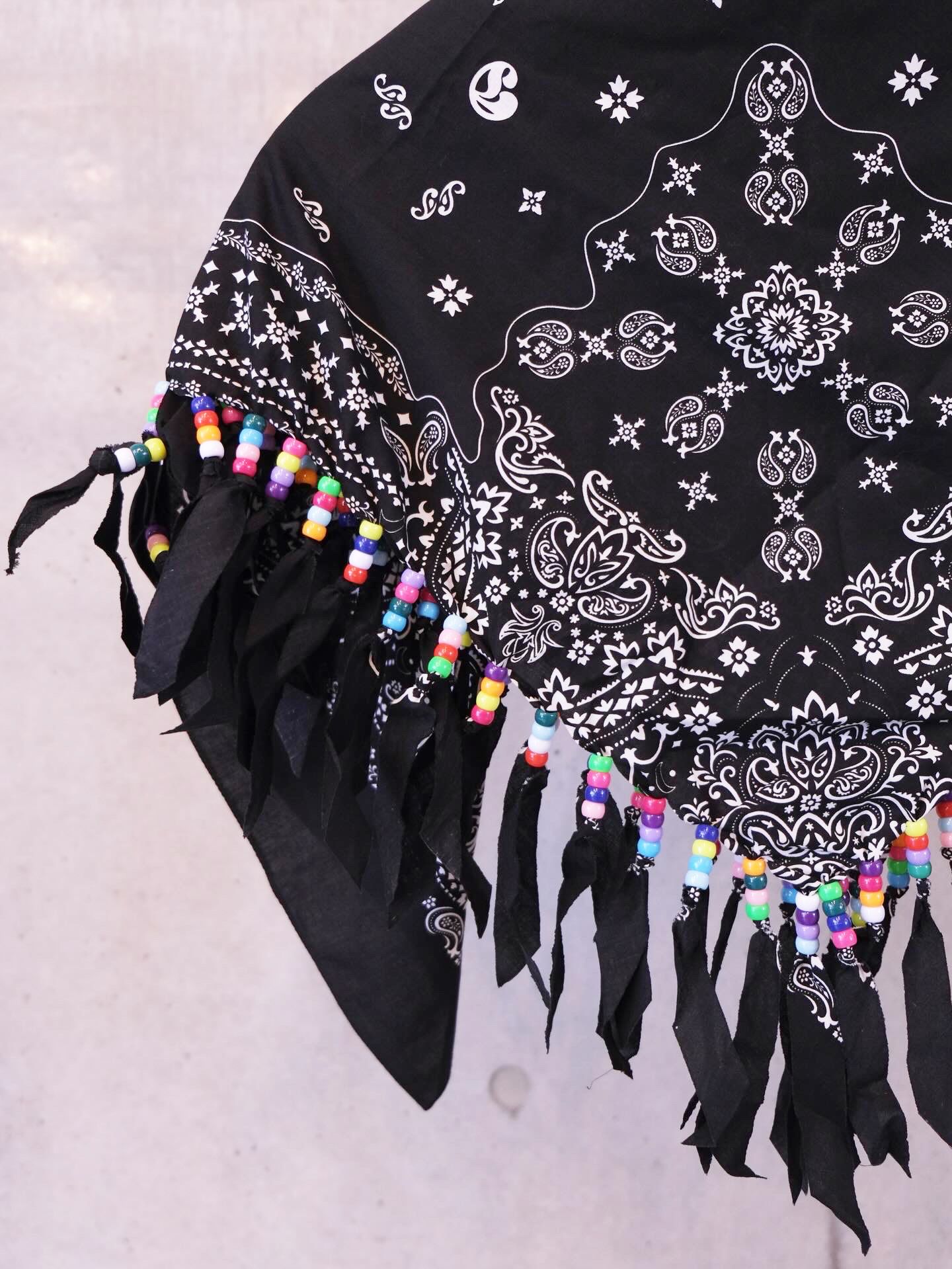 Bigsize Heart Fringe Bandana
