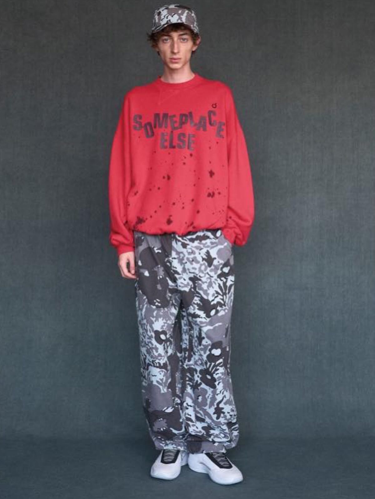 Camo Flower Double Knee Pants