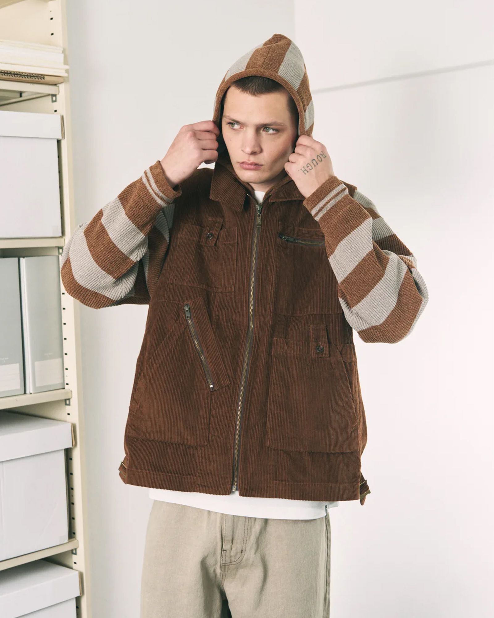Double Cord Jacket / コーデュロイジャケット / ブラウン / PD-262-JK-041