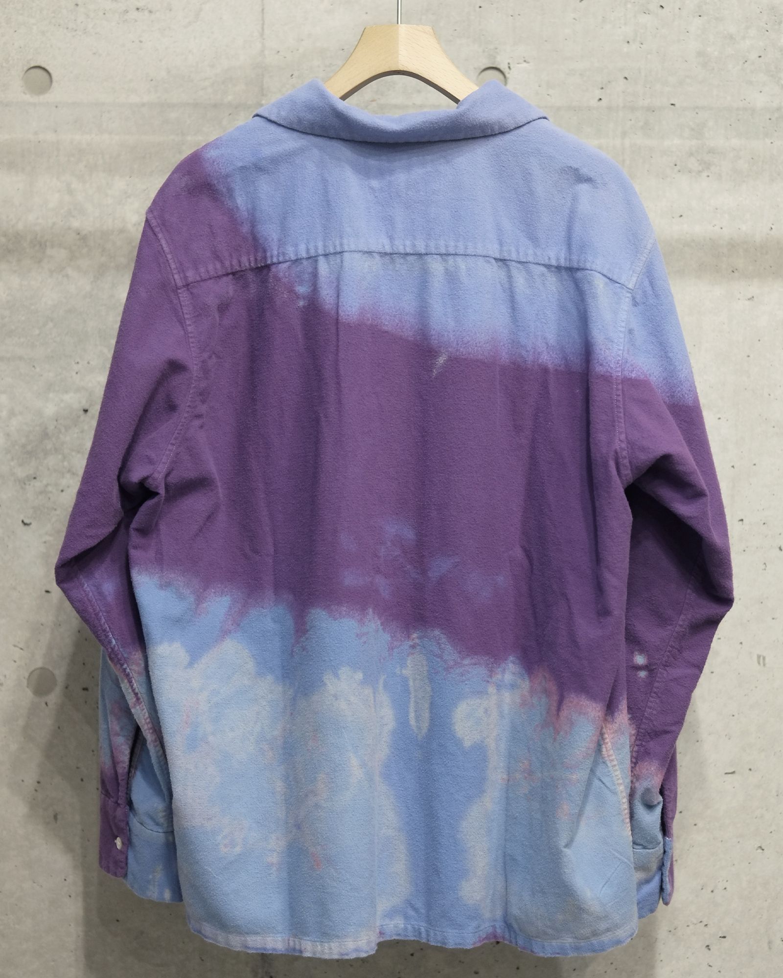 Hand Dyed Flannel Shirt