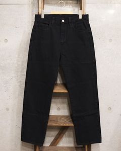 6 Pocket Jeans Straight / ストレート デニムパンツ / ブラック / PD-262-BT-051